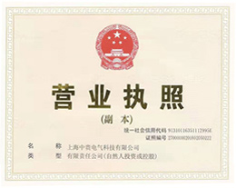 中贵电气营业执照